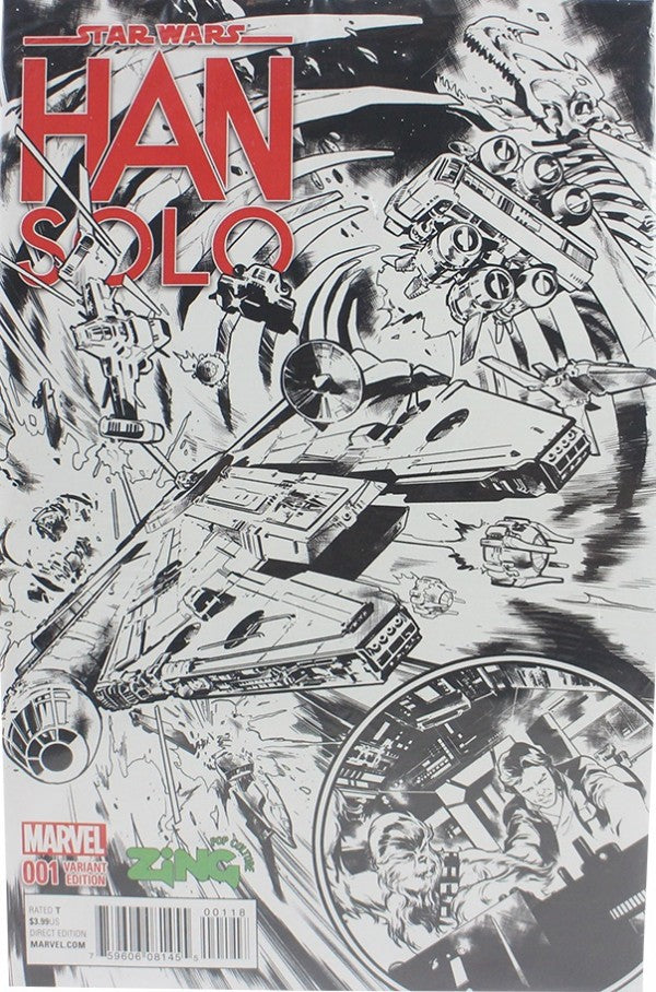 STAR WARS: HAN SOLO (2016) #1 ZING EXCLUSIVE VARIANT