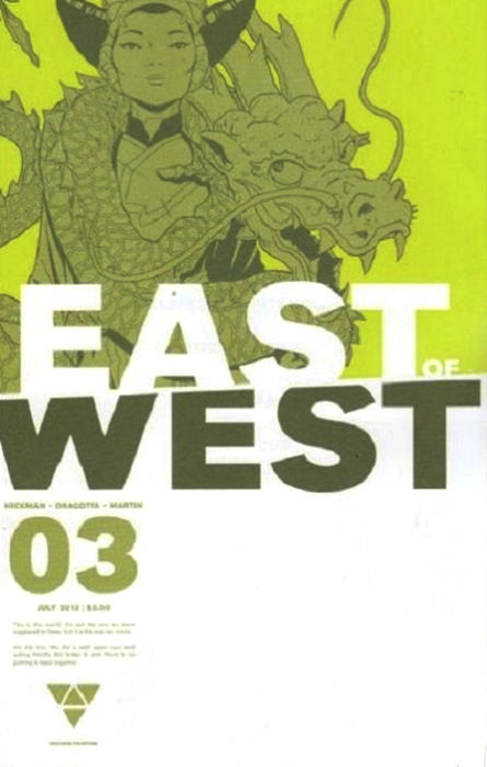 EAST OF WEST (2013) #3 2ND PRINTING VARIANT