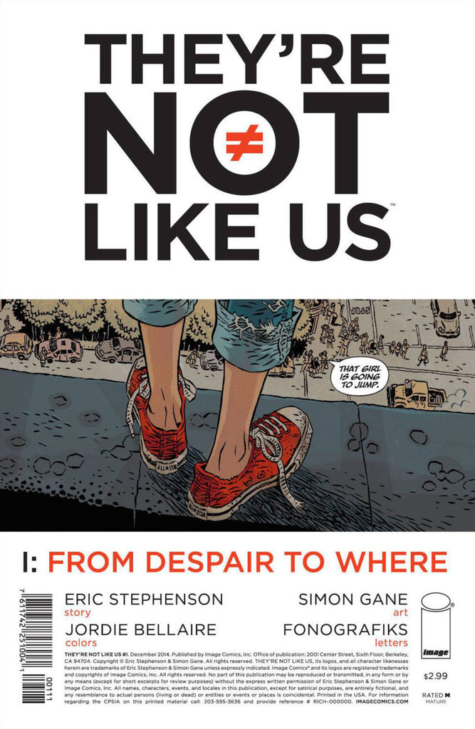 THEY'RE NOT LIKE US (2014) #1