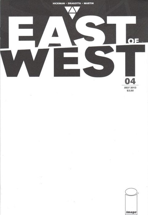EAST OF WEST (2013) #4 BLANK VARIANT