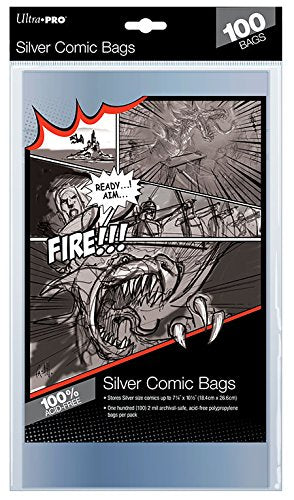 ULTRA PRO Silver Size Bags Comic Accessories