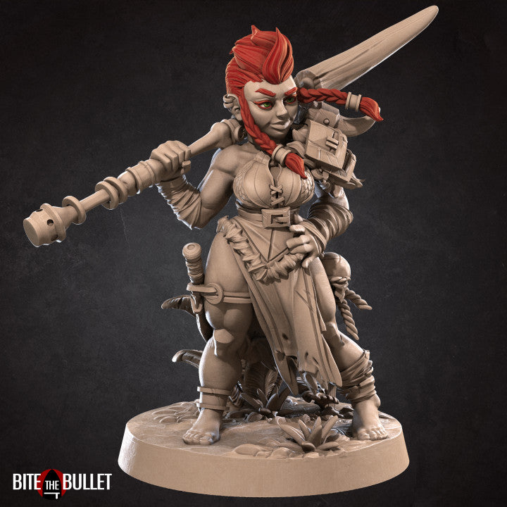 OLGA, THE DWARVEN AMAZON - AMAZONS