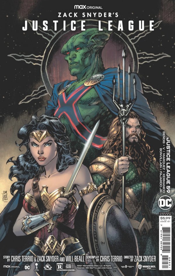 JUSTICE LEAGUE (2018) #59 JIM LEE SNYDER CUT VARIANT