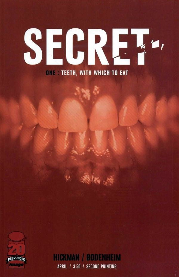 SECRET (2012) #1 SECOND PRINT