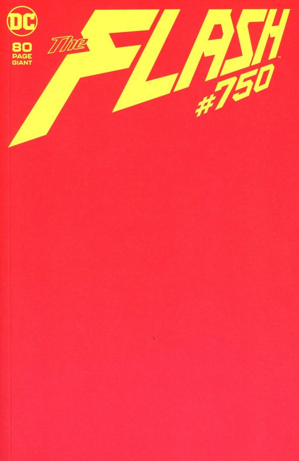 FLASH (2016) #750 BLANK VARIANT
