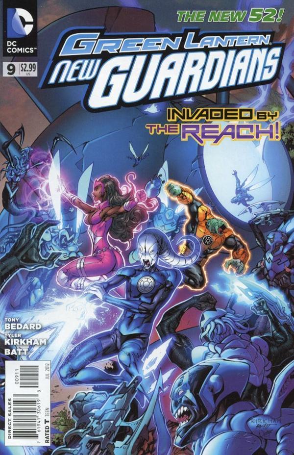 GREEN LANTERN: NEW GUARDIANS (2011) #9