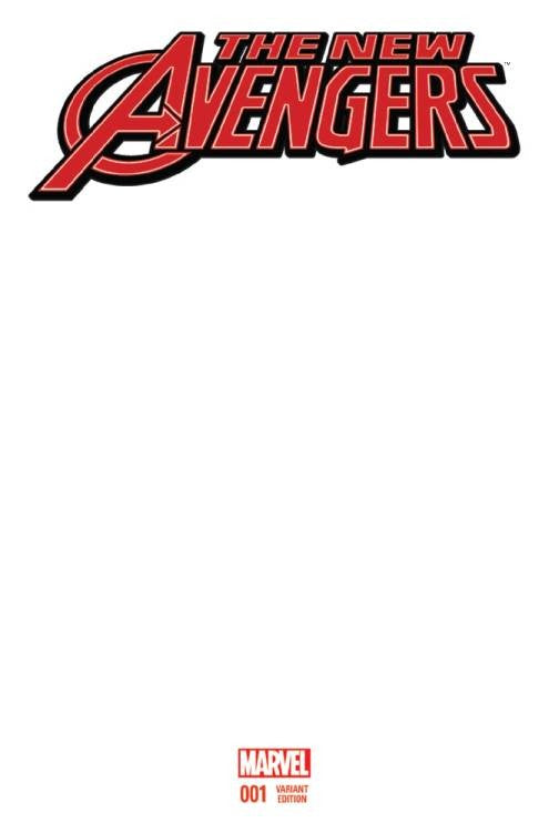 THE NEW AVENGERS (2015) #1 BLANK VARIANT