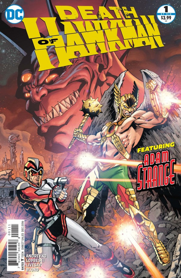 DEATH OF HAWKMAN (2016) #1