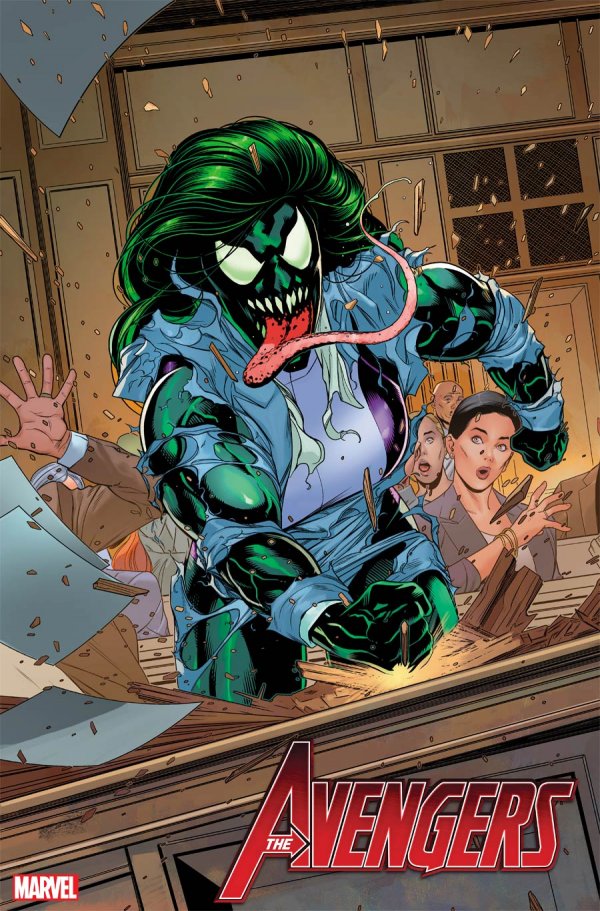 AVENGERS (2018) #49 STORMBREAKERS VENOMIZED VARIANT