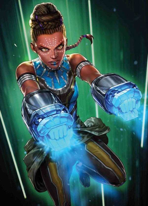SHURI (2018) #8 BATTLE LINES VARIANT