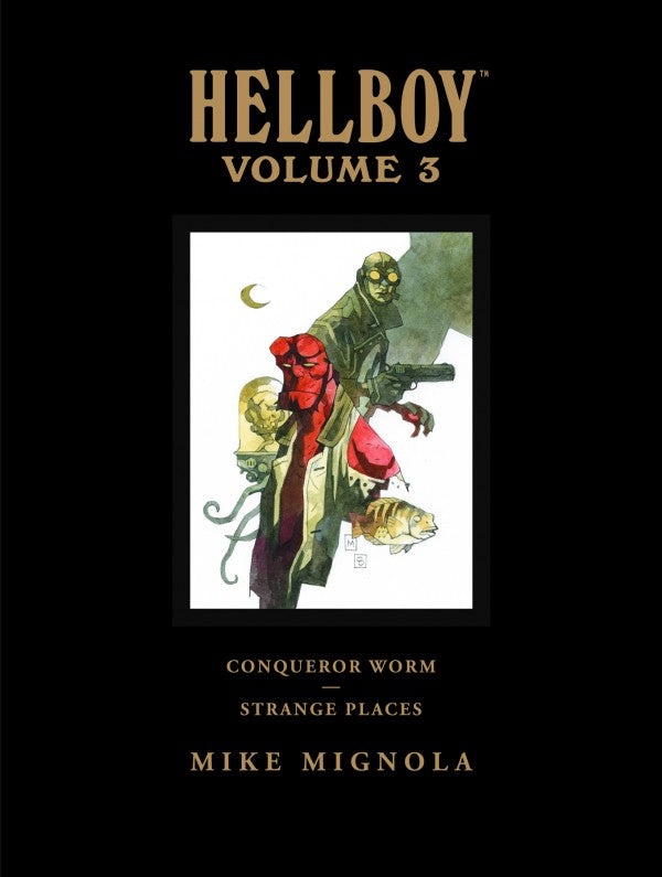 HELLBOY: CONQUEROR WORM & STRANGE PLACES LIBRARY EDITION VOL.3 (2009) HC