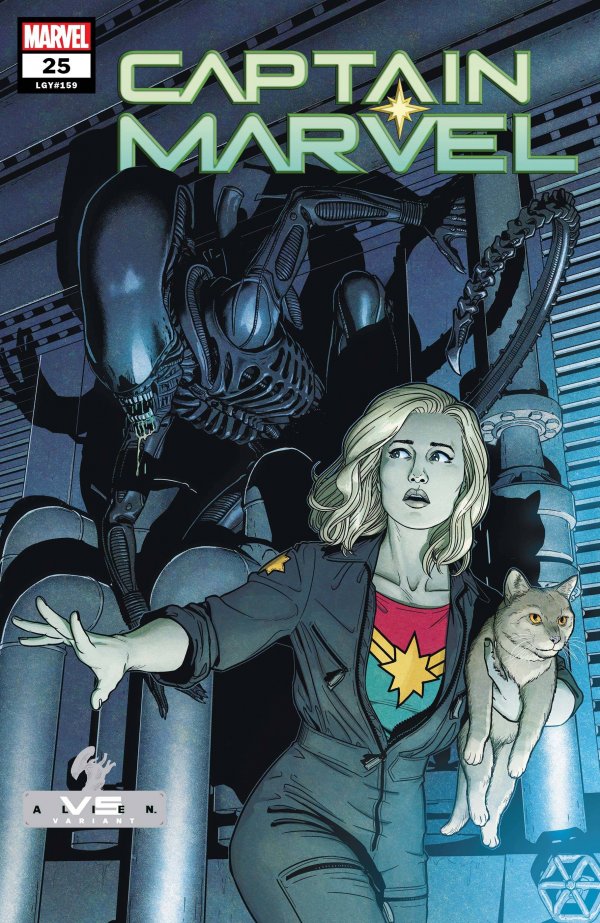 CAPTAIN MARVEL (2019) #25 MARVEL VS. ALIEN VARIANT