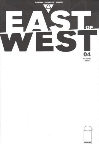 EAST OF WEST (2013) #4 BLANK VARIANT