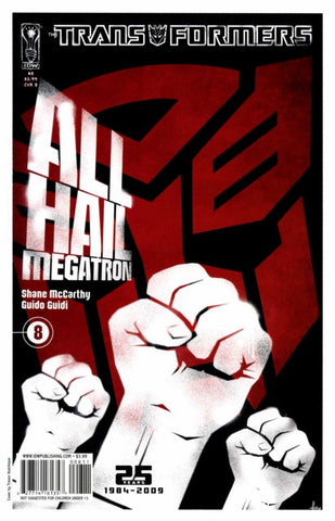 TRANSFORMERS: ALL HAIL MEGATRON (2008) #8 VARIANT
