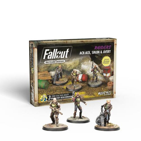 FALLOUT: WASTELAND WARFARE ACK-ACK, SINJIN & AVERY