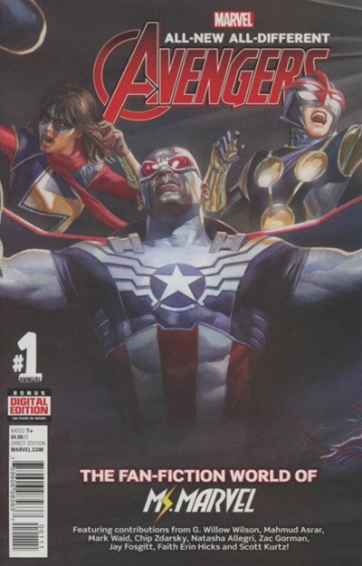 ALL-NEW, ALL-DIFFERENT AVENGERS ANNUAL #1 VARIANT B (2016)