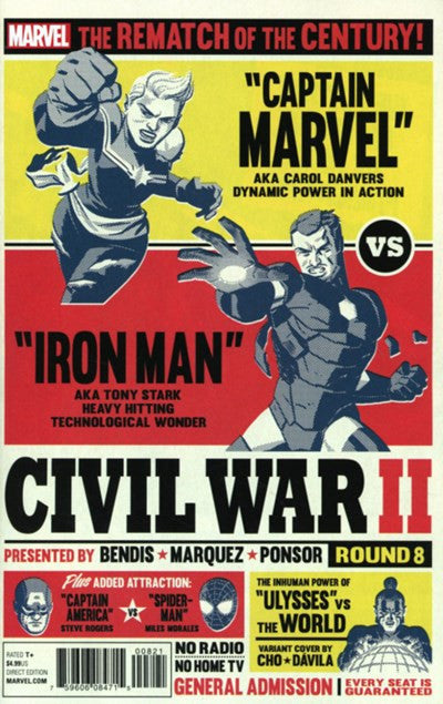 CIVIL WAR II #8 VARIANT COVER