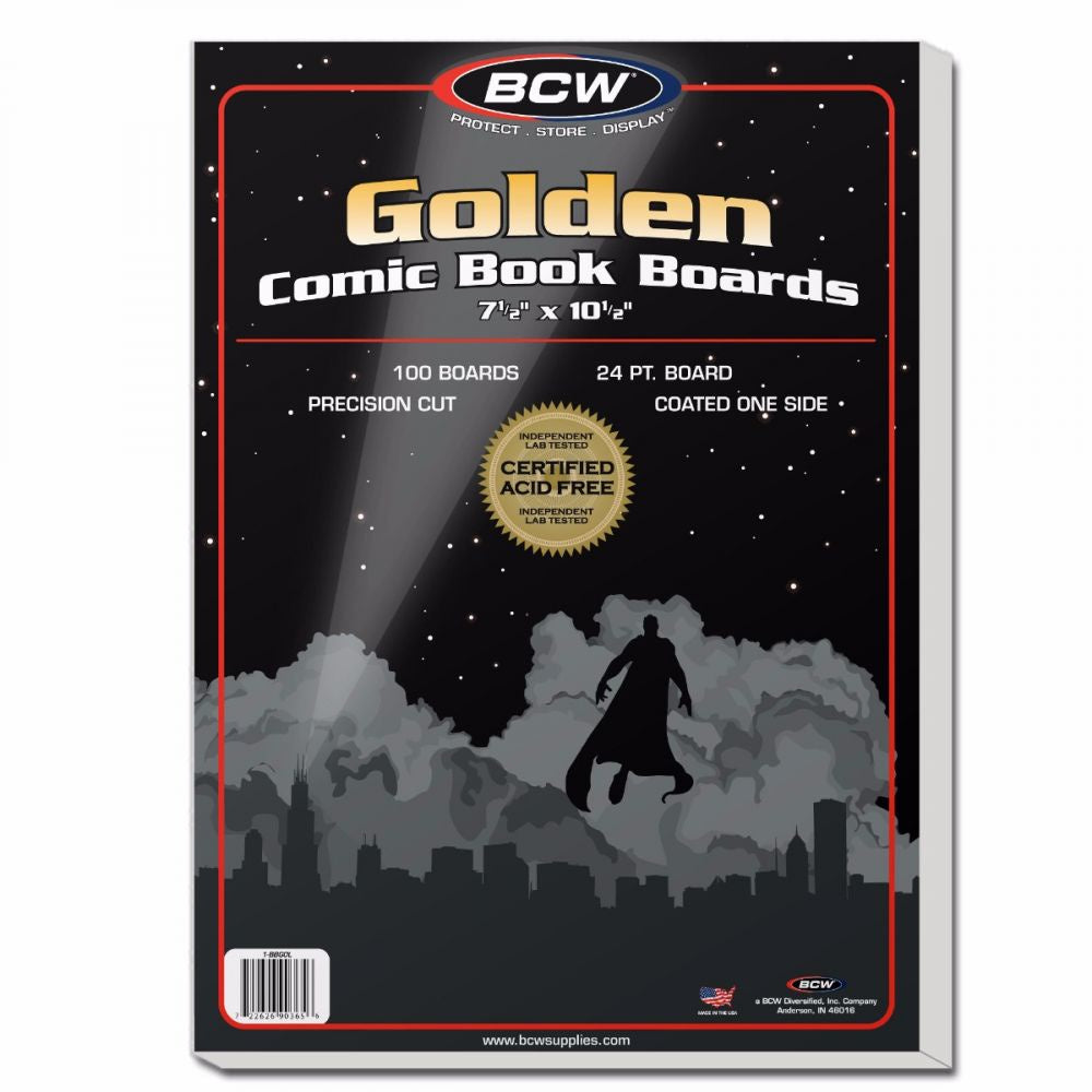 BCW GOLDEN AGE COMIC BOARDS
