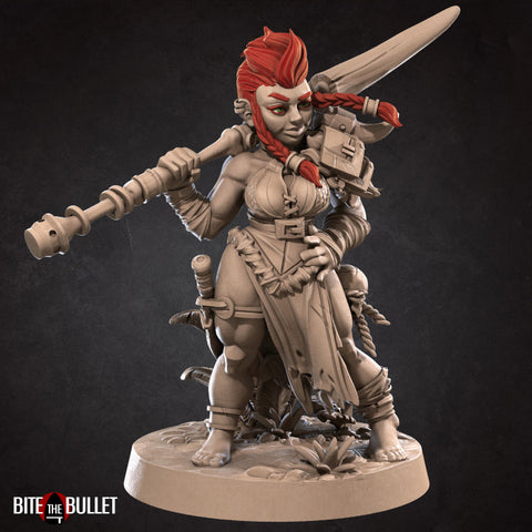 OLGA, THE DWARVEN AMAZON - AMAZONS