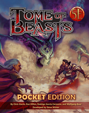 KOBOLD PRESS TOME OF BEASTS POCKET EDITION FOR 5E
