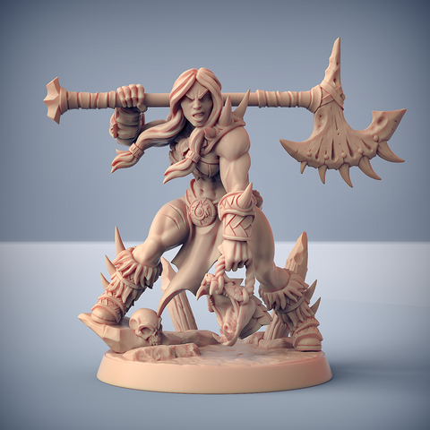 BRUNHILDE SNAKESLAYER - DRAGONPEAK BARBARIANS