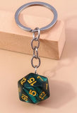 D20 DICE KEYRING