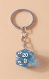 D20 DICE KEYRING