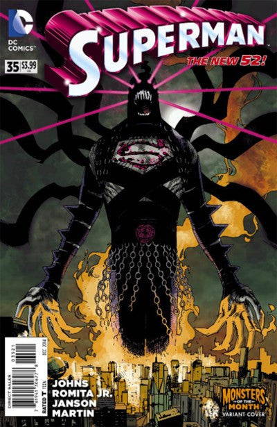 SUPERMAN #35 MONSTER OF THE MONTH VARIANT