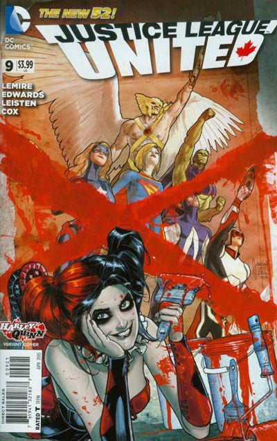 JUSTICE LEAGUE UNITED #9 HARLEY QUINN VARIANT