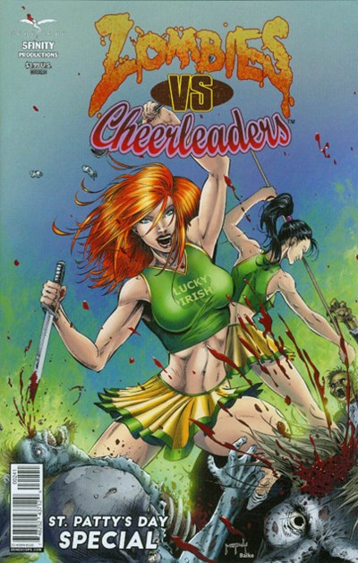 ZOMBIES VS CHEERLEADERS 2015 ST PATTY'S DAY EDITION VARIANT