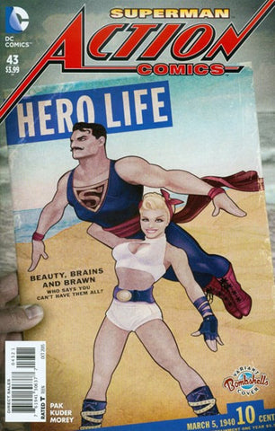 ACTION COMICS (2011) #43 BOMBSHELL VARIANT