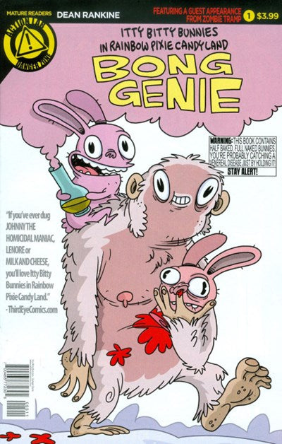 ITTY BITTY BUNNIES IN RAINBOW PIXIE CANDY LAND: BONG GENIE #1
