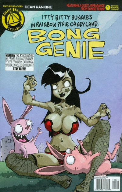 ITTY BITTY BUNNIES IN RAINBOW PIXIE CANDY LAND: BONG GENIE (2015) #1 VARIANT