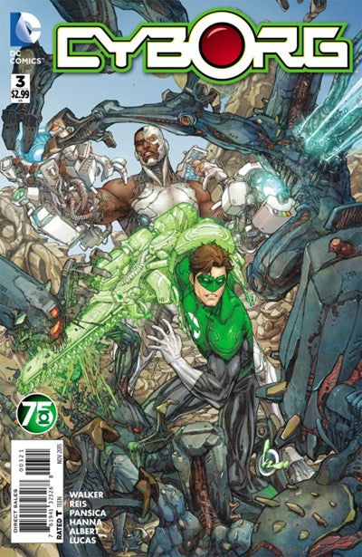 CYBORG #3 GREEN LANTERN 75TH VARIANT