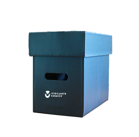 COMIC BOOK SHORT BOX - BLACK