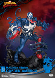 BEAST KINGDOM D STAGE - MAXIMUM VENOM CAPTAIN AMERICA 6" STATUE