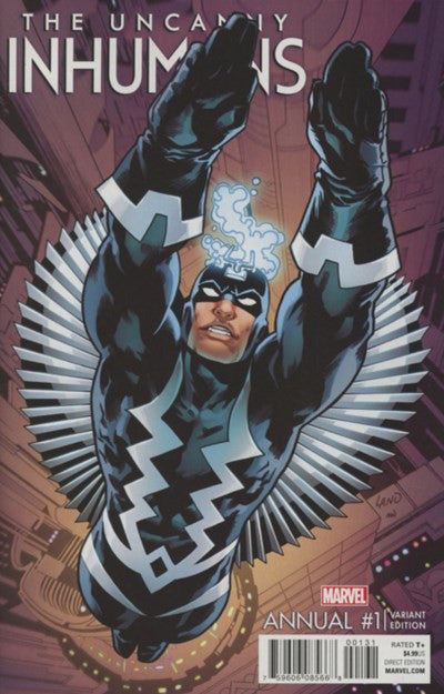 THE UNCANNY INHUMANS ANNUAL #1 VARIANT B (2016)