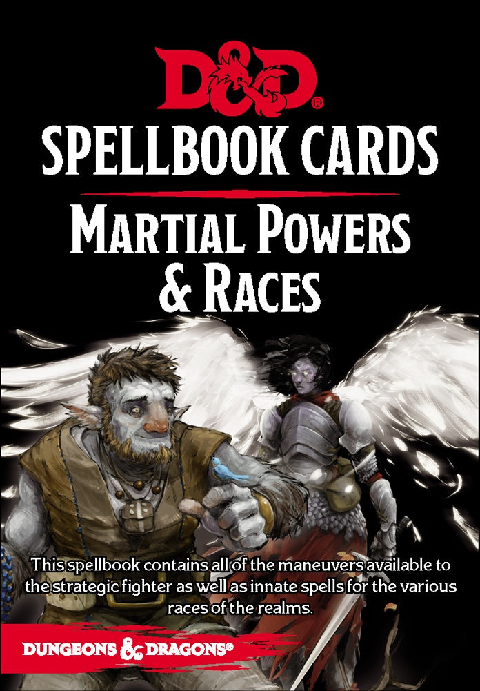 DUNGEONS & DRAGONS: SPELLBOOK CARDS - MARTIAL POWERS  DECK