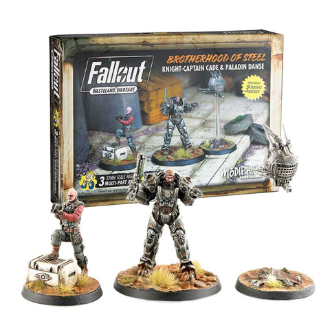 FALLOUT: WASTELAND WARFARE - BOS KNIGHT-CAPTAIN CADE & PALADIN DANSE