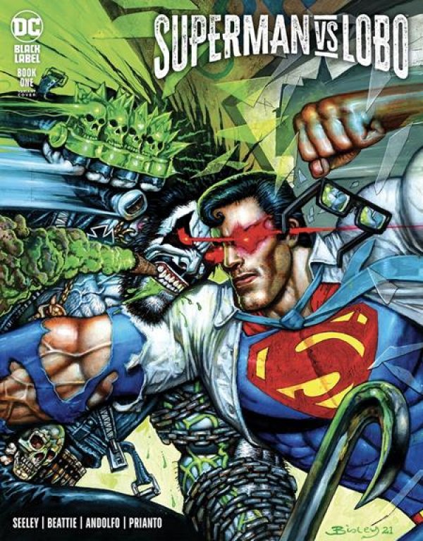 SUPERMAN VS. LOBO (2021) #1 BISLEY VARIANT