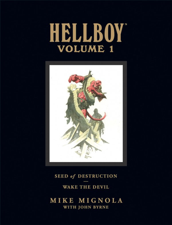 HELLBOY: SEED OF DESTRUCTION & WAKE THE DEVIL LIBRARY EDITION VOL.1 (2008) HC