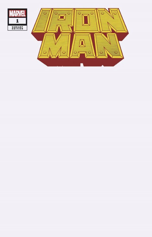 IRON MAN (2020) #1 BLANK VARIANT