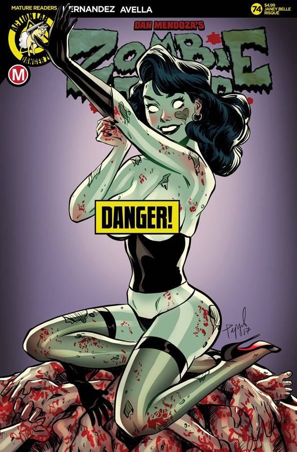 ZOMBIE TRAMP (2014) #74 JANEY BELLE RISQUE VARIANT