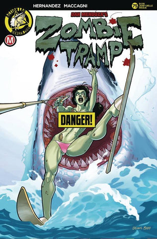ZOMBIE TRAMP (2014) #75 JANEY BELLE RISQUE VARIANT