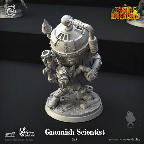 GNOMISH SCIENTIST - INSANE INVENTIONS