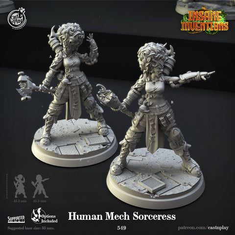 HUMAN MECH SORCERESS (2-PACK) - INSANE INVENTIONS